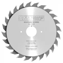 Пильный диск по дереву CMT 289.125.24K, 125X22X2,8-3,6/ 12° FLAT Z=12+12