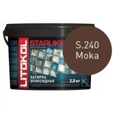 LITOKOL STARLIKE EVO инновационная эпоксидная затирка (старлайк ЭВО) S.140 NERO GRAFITE, 2,5кг