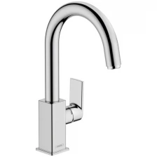 Смеситель для раковины 210, со сливным гарнитуром Hansgrohe Vernis Shape 71564000, хром