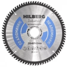 Диск пильный Hilberg Industrial Алюминий 210*30*80Т HA210