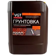 Грунтовка глубокого проникновения для наружных и внутренних работ VGT ВД-АК-0301, 5 кг