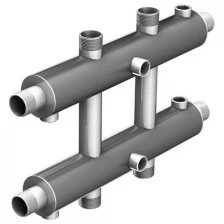 Коллектор распределительный 1, 3 контура, нерж сталь РК25-3 тругор