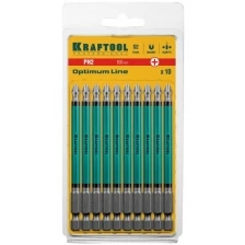 Биты KRAFTOOL, PH2, 150 мм, тип хвостовика E 1/4",(цена за 1ШТ) 26122-2-150-5