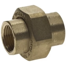 Соединитель General Fittings с накидной гайкой, латунь, г/г, 1/2" 51037-G/G-1/2 .