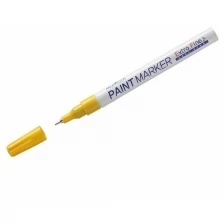 Маркер-краска MunHwa Extra Fine Paint Marker (1мм, желтый, нитро-основа) 1шт. (EXPM-08)