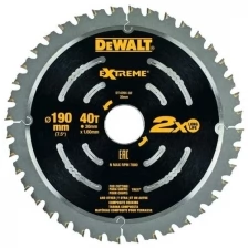 Диск DeWalt пильный по терассной доске 190x30 DT4394