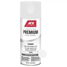 Аэрозольная краска Ace PREMIUM Enamel - PRIMER WHITE - Грунт белый