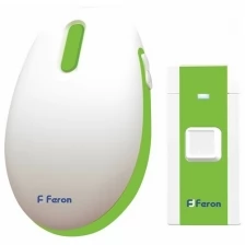 Звонок дверной Feron E-375 White-Green 44165 / 23688