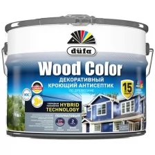 Декоративная пропитка для древесины Dufa Woodtex полуматовая (10л) махагон