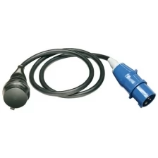 1132920 Brennenstuhl удлинитель-переноска Adapter Cable, 1,5м., вилка CEE, розетка 230V/16A, кабель черный, IP44