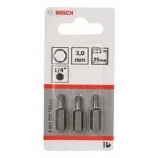 Bosch 2607001722 3 БИТ HEX 3Х25 XH .