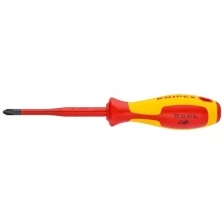 Отвертка KNIPEX KN-982501SL, SL, тонкая, 187 mm