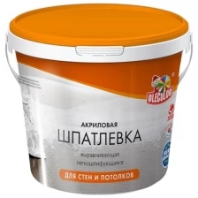 Акриловая шпатлевка для стен и потолков OLECOLOR 15 кг 4300000139