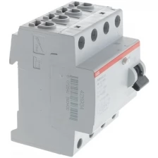 Устройство защитного отключения (УЗО) ABB FH204 AC 40/0,3 mA, 3-х фазное 40А 300mA