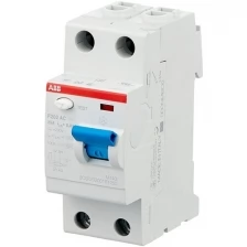 УЗО ABB F202 AC-25/0,03 2-Х полюсное ТИП AC 25A 30MA 2 модуля